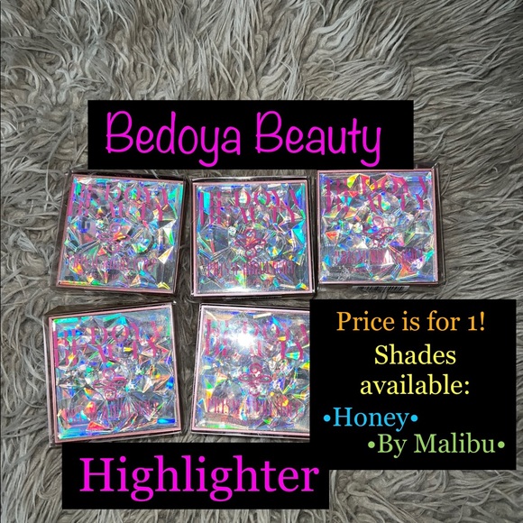 3 New Bedoya Beauty Prism highlighter: 2 Honey & 1 By Malibu - Picture 3 of 16